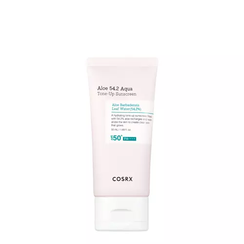 COSRX - Aloe 54.2 Aqua Tone-Up Sunscreen SPF50+/PA++++ – Drėkinamasis Kremas su Apsauga nuo Saulės – 50 ml