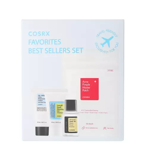 COSRX - Favorites Best Sellers Set - Geriausiai parduodamų kosmetikos priemonių rinkinys kelioniniu formatu