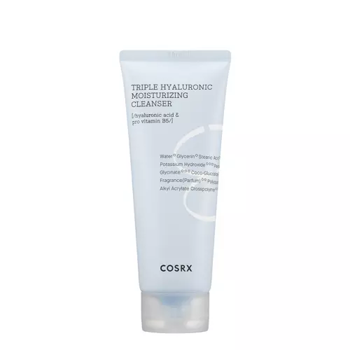 COSRX - Hydrium Triple Hyaluronic Moisture Cleanser - Valomasis putojantis losjonas su hialurono rūgštimi - 150ml