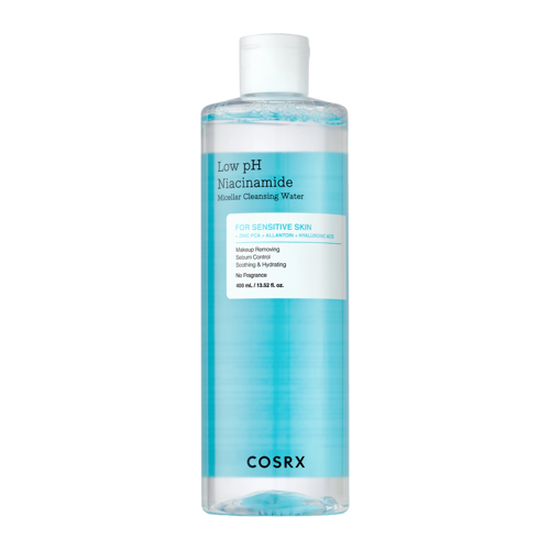 COSRX - Low pH Niacinamide Cleansing Water – Žemo pH Niacinamido Micelinis Vanduo – 400 ml