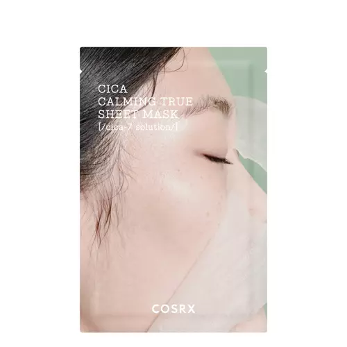 COSRX - Pure Fit Cica Calming True Sheet Mask - Raminamoji veido kaukė su azijine centella - 21ml
