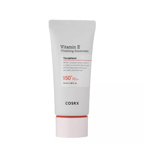 COSRX - Vitamin E Vitalizing Sunscreen - SPF 50+ – Apsauginis Kremas nuo Saulės su Vitaminu E – 50 ml