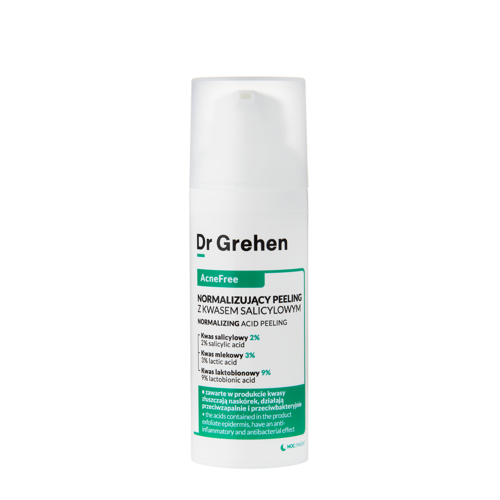Dr Grehen - AcneFree - Normalizing Acid Peeling - Normalizuojantis šveitiklis su salicilo rūgštimi - 50ml