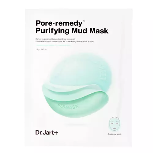 Dr.Jart+ - Pore Remedy Purifying Mud Mask - Valomoji lakštinė kaukė - 13g