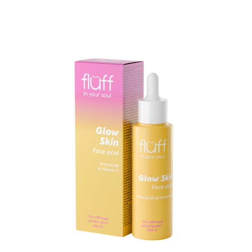 Fluff – Skaistinamasis Veido Šveitiklis – Vitaminas C ir AHA Rūgštys – 40 ml