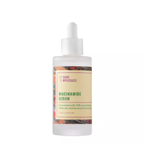 Good Molecules - Niacinamide Serum – Porų Matomumą Mažinantis Lyginamasis Serumas su Niacinamidu – 75 ml