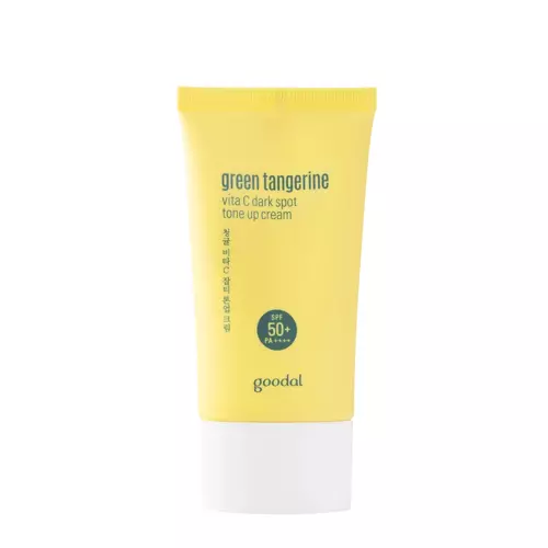 Goodal - Green Tangerine Vita C Dark Spot Tone Up SPF50+ PA++++ – Tonuojantis Kremas su Vitaminu C – 50 ml