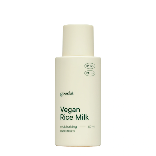 Goodal - Vegan Rice Milk Moisturizing Sun Cream SPF50+/PA++++ – Veganiškas Drėkinamasis Kremas nuo Saulės – 50 ml