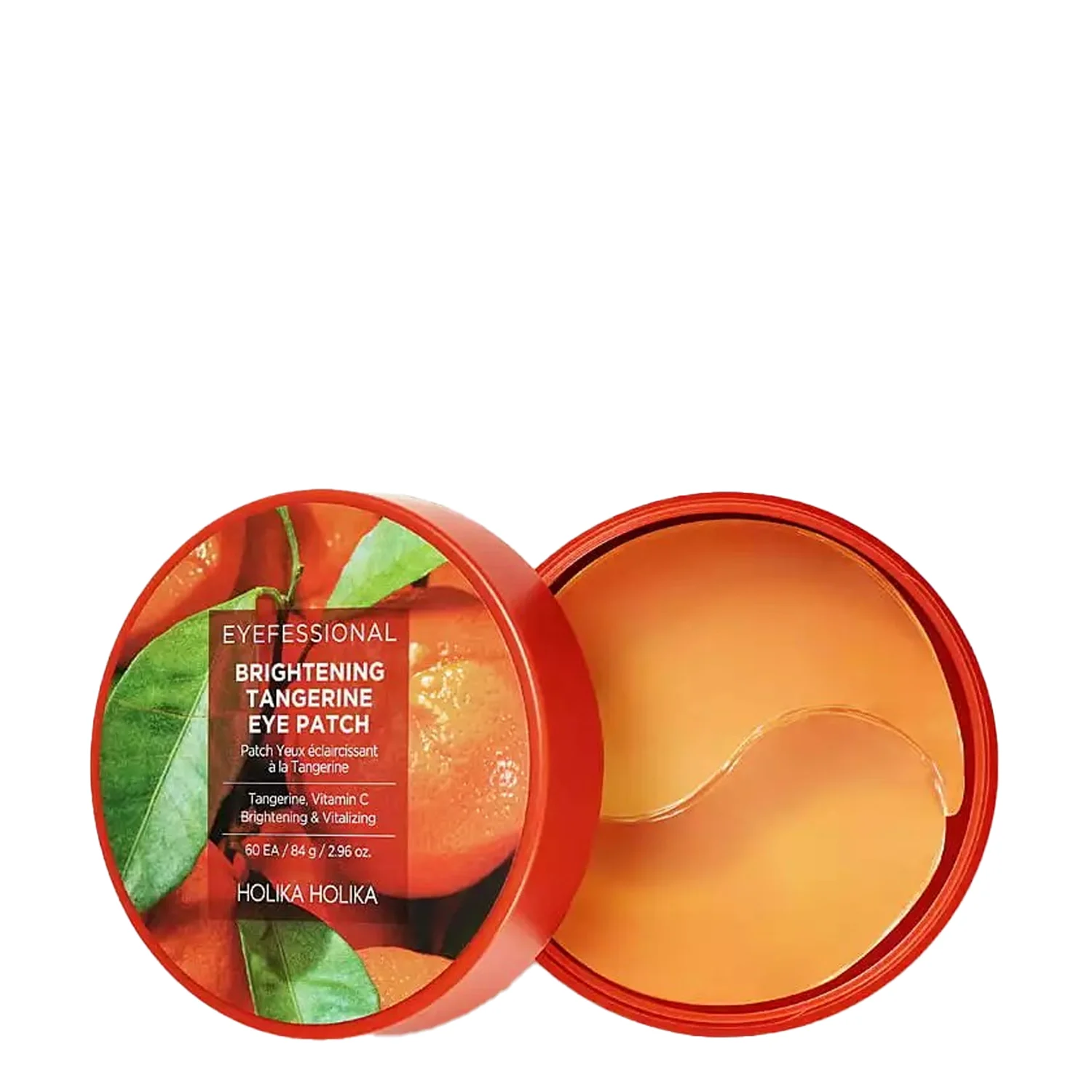 Holika Holika - Eyefessional Brightening Tangerine Eye Patch – Hidrogeliniai Paakių Padeliai – 60 vnt.