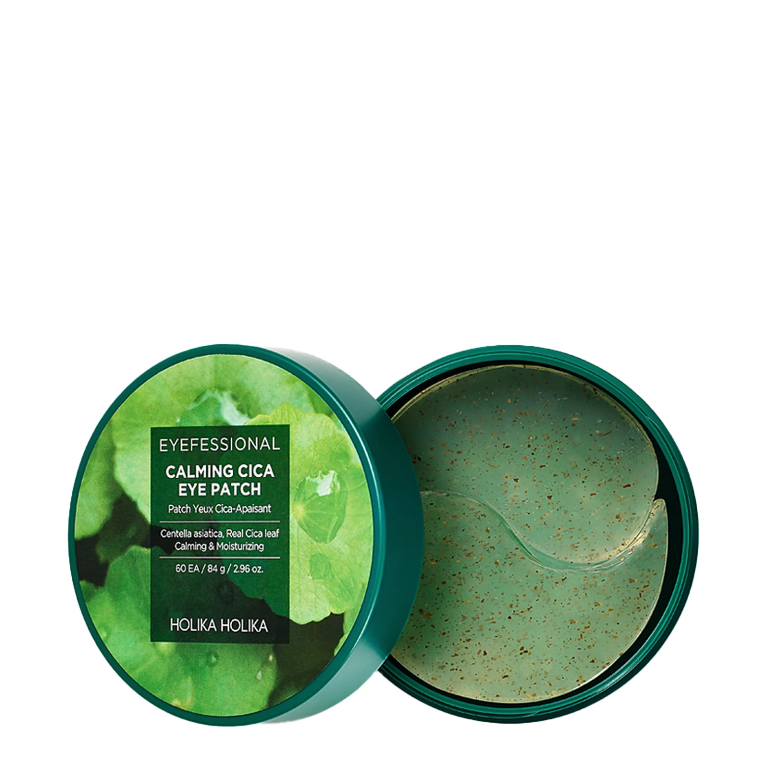 Holika Holika - Eyefessional Calming Cica Eye Patch – Hidrogeliniai Paakių Padeliai – 60 vnt. 