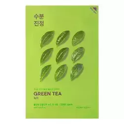 Holika Holika - Pure Essence Mask Sheet - Green Tea - Gaivinamoji žaliosios arbatos ekstrakto kaukė - 23ml