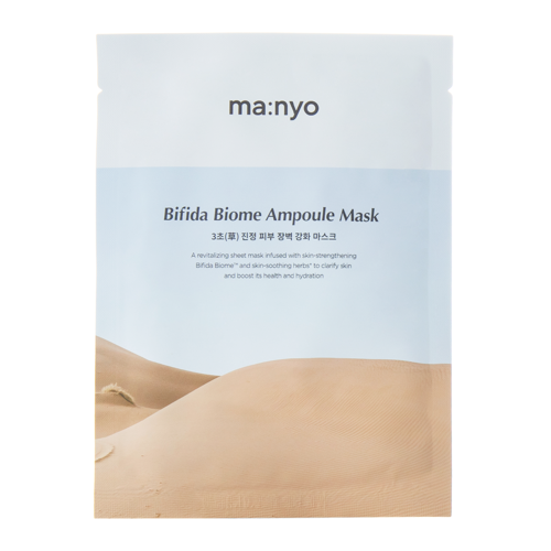 Ma:nyo - Bifida Biome Ampoule Mask – Gaivinamoji Lakštinė Kaukė – 1 vnt., 30 g