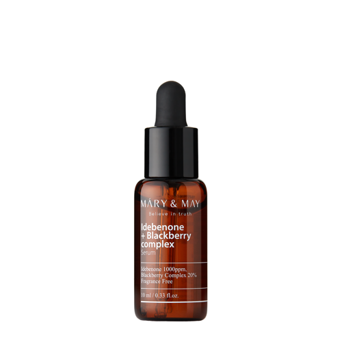 Mary&May - Idebenone and Blackberry Complex Serum – Senėjimo Procesus Stabdantis Serumas su Idebenonu – 10 ml