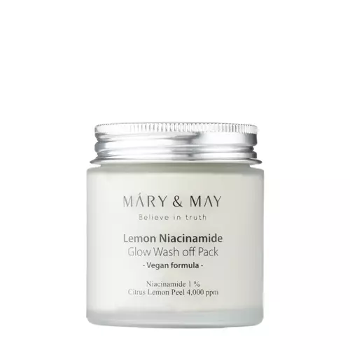 Mary&May - Lemon Niacinamide Glow Wash off Pack - Skaistinanti Molio Kaukė - 125g