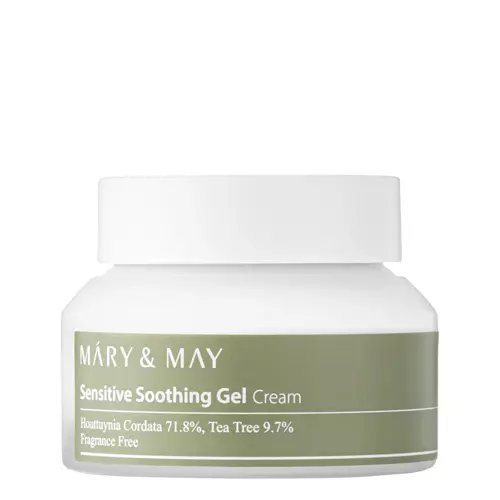 Mary&May - Sensitive Soothing Gel Blemish Cream - Raminamasis Kremas Mažinantis Sudirginimus - 70g