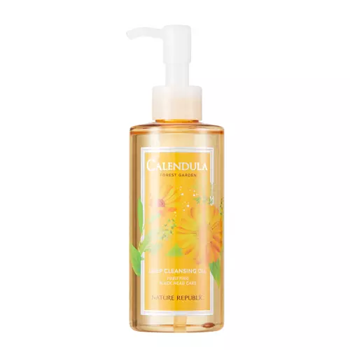 Nature Republic - Forest Garden Calendula Cleansing Oil – Makiažo Šalinimo Aliejus su Medetkomis – 200 ml