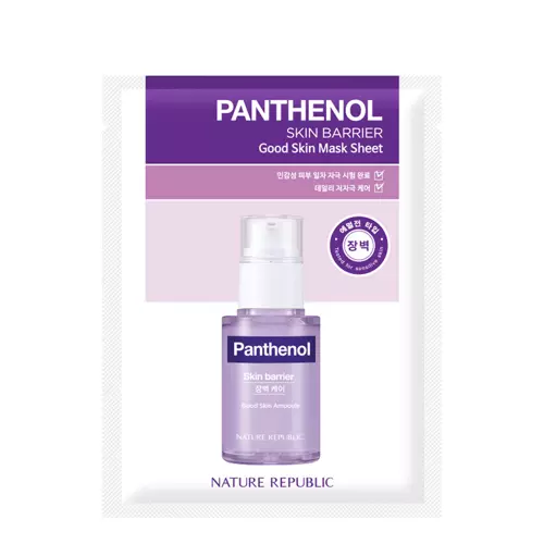 Nature Republic - Good Skin Panthenol Mask Sheet – Regeneruojamoji Lakštinė Kaukė su Pantenoliu – 24 g