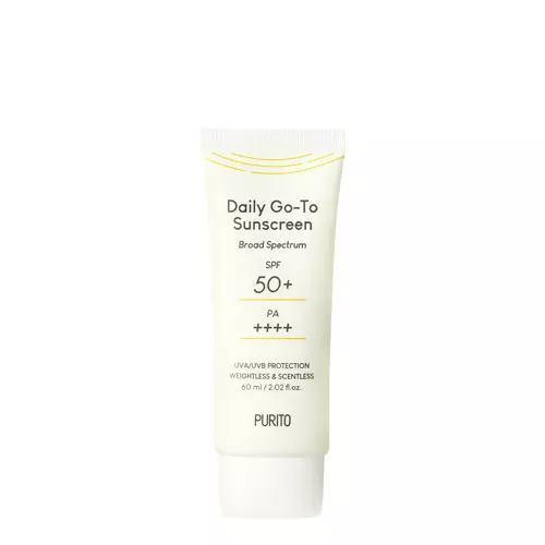 Purito - Daily Go-To Sunscreen SPF50+/PA++++ - Kremas su šviesos filtru - 60ml