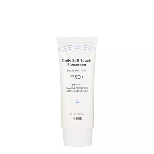 Purito - Daily Soft Touch Sunscreen SPF50+/PA++++ - Ceramidų filtruojantis kremas - 60ml