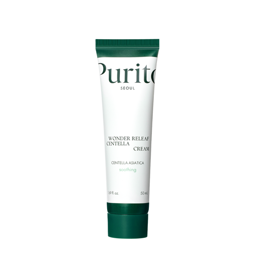 Purito Seoul - Wonder Releaf Centella Cream – Raminamasis Kremas su Azijinės Centelės Ekstraktu – 50 ml