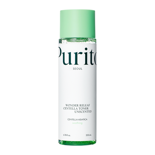 Purito Seoul - Wonder Releaf Centella Toner Unscented – Toneris Be Kvapiųjų Medžiagų su Azijine Centele – 200 ml