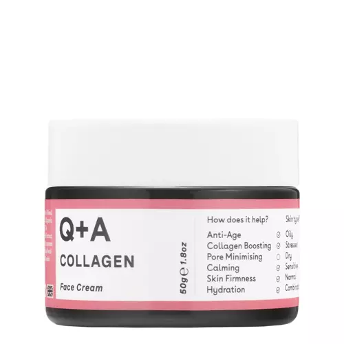 Q+A - Collagen - Face Cream - Lyginamasis ir stangrinamasis veido kremas su kolagenu - 50ml