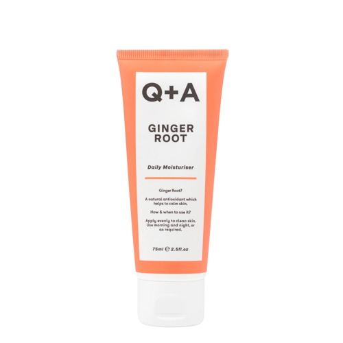 Q+A - Ginger Root - Daily Moisturiser - Antibakterinis veido kremas su imbieru - 75ml