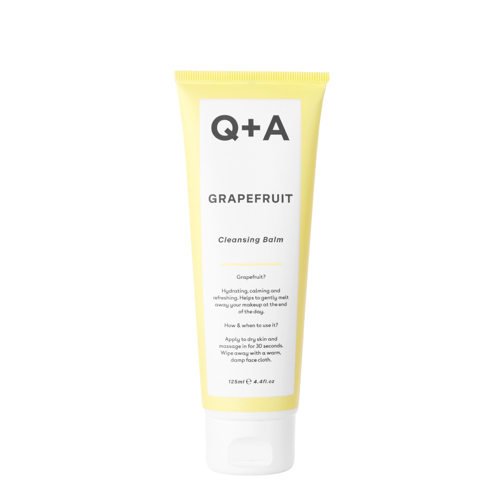 Q+A - Grapefruit - Cleansing Balm - Antioksidacinis drėkinantis veido prausiklis su greipfrutais - 125ml