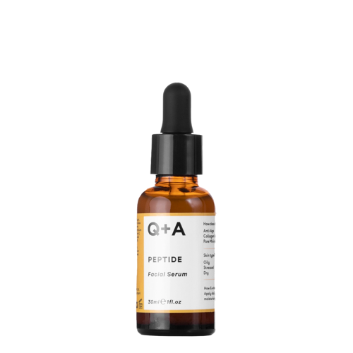 Q+A - Peptide - Facial Serum - Drėkinamasis-atstatomasis veido serumas su peptidais - 30ml