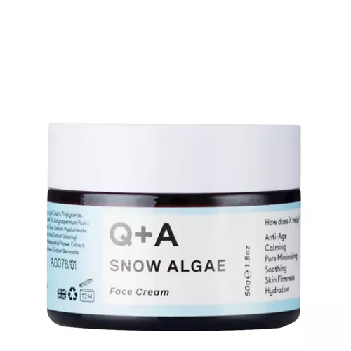 Q+A - Snow Algae Intensive Face Cream - Veido kremas su sniego dumbliais - 50g