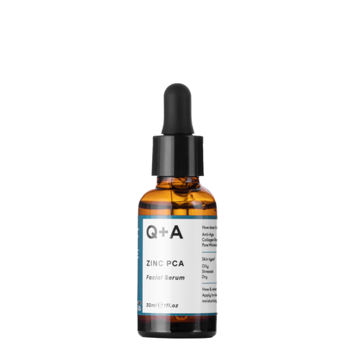 Q+A - Zinc PCA - Facial Serum - Gydomasis-atstatomasis veido serumas su cinko PCA - 30ml