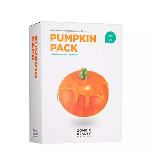 SKIN1004 - Zombie Beauty Pumpkin Pack - Maitinamųjų veido kaukių rinkinys - 16 vnt. x 4g