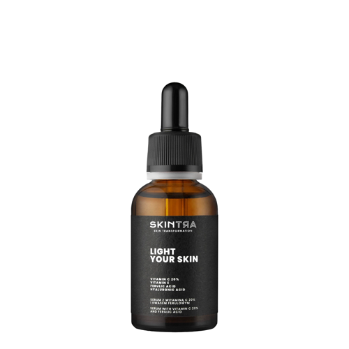 SkinTra - Light Your Skin – Serumas su vitaminu C 20% ir ferulo rūgštimi – 30ml