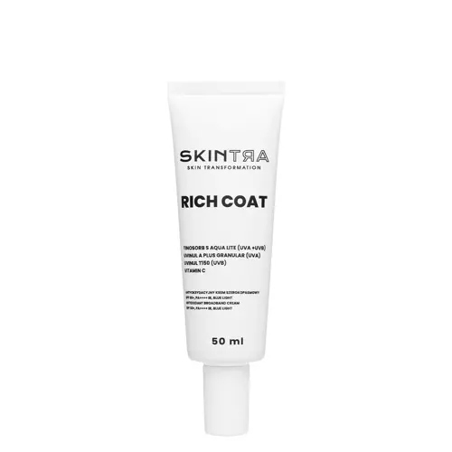 SkinTra - Rich Coat - Antioksidacinis plataus spektro kremas SPF50+/PA++++ IR, Blue Light - 50ml