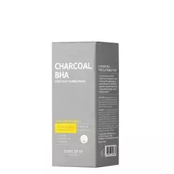 Some by Mi - Charcoal BHA Pore Clay Bubble Mask - Valomoji molio ir anglies valomoji kaukė - 120g