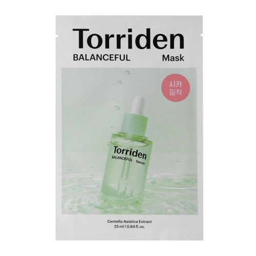 Torriden - Balanceful Cica Mask - Drėkinamoji Lakštinė Kaukė - 25 ml