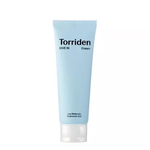 Torriden - Dive-In - Low Molecule Hyaluronic Acid Cream - Drėkinamasis Kremas su Mažos Molekulinės Masės Hialurono Rūgštimi ir Keramidais- 80 ml