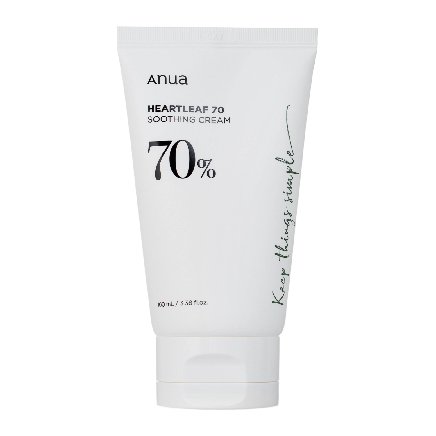 Anua - Heartleaf 70% Soothing Cream – Švelninamasis Veido Kremas su Stimbure – 100 ml