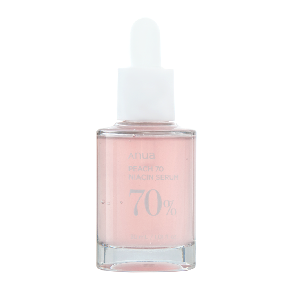 Anua - Peach 70% Niacinamide Serum – Šviesinamasis Serumas su 70 % Persikų Ekstraktu – 30 ml