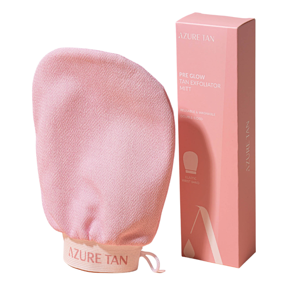 Azure Tan - Pre Glow Tan Exfoliating Mitt – Šveičiamoji Pirštinė