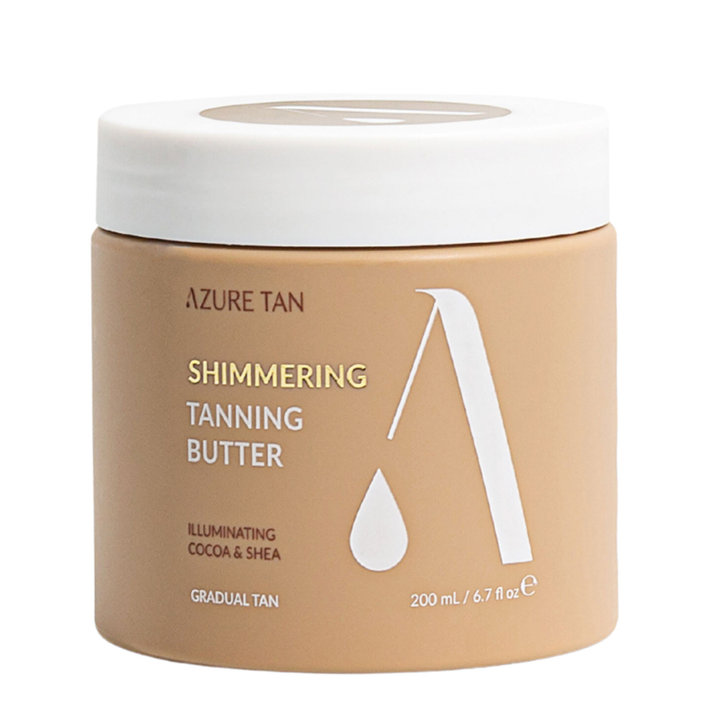 Azure Tan - Shimmering Tanning Butter – Laipsniško Savaiminio Įdegio Šviesinantis Kūno Sviestas – 200 ml