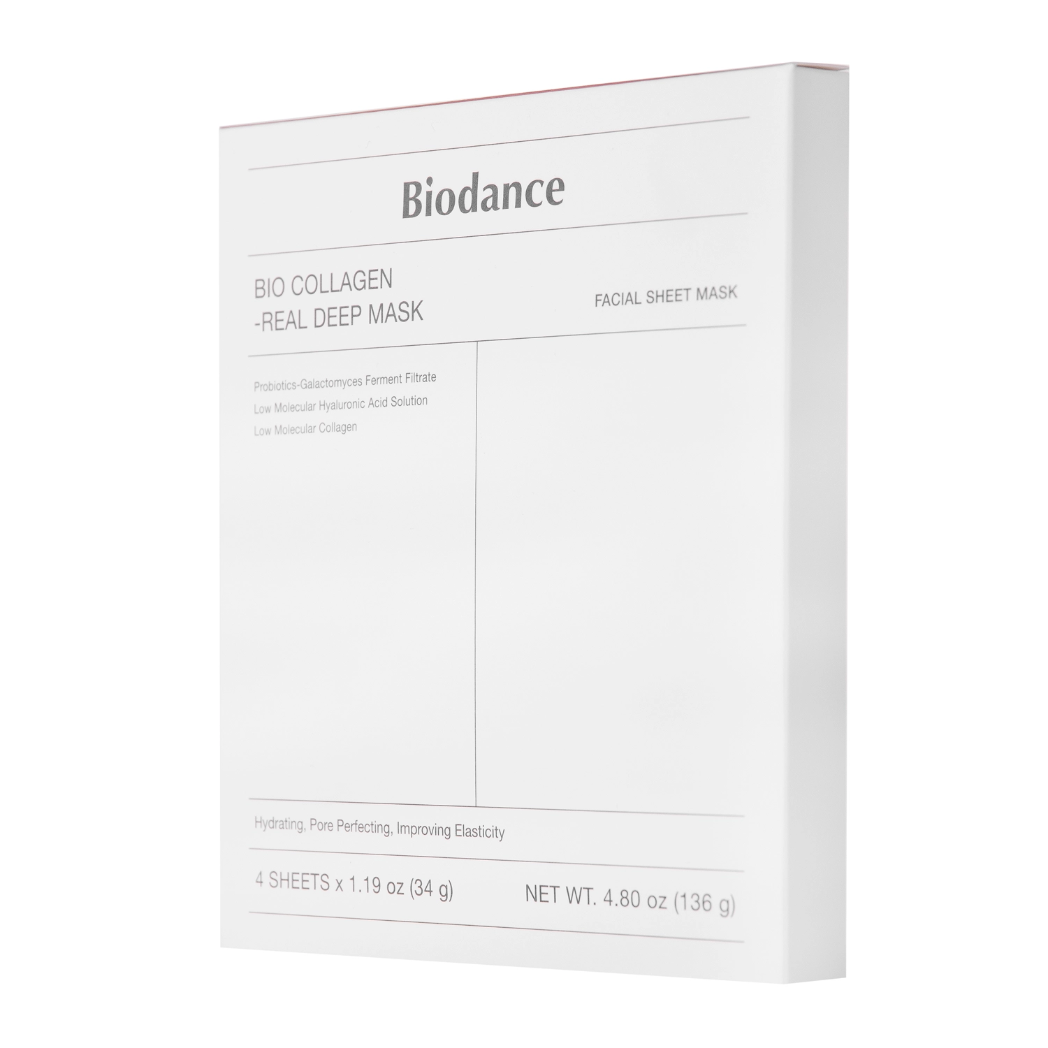 Biodance - Bio-Collagen Real Deep Mask Set – Kolageno Stangrinamųjų Veido Kaukių Rinkinys – 4 vnt. / 34 g