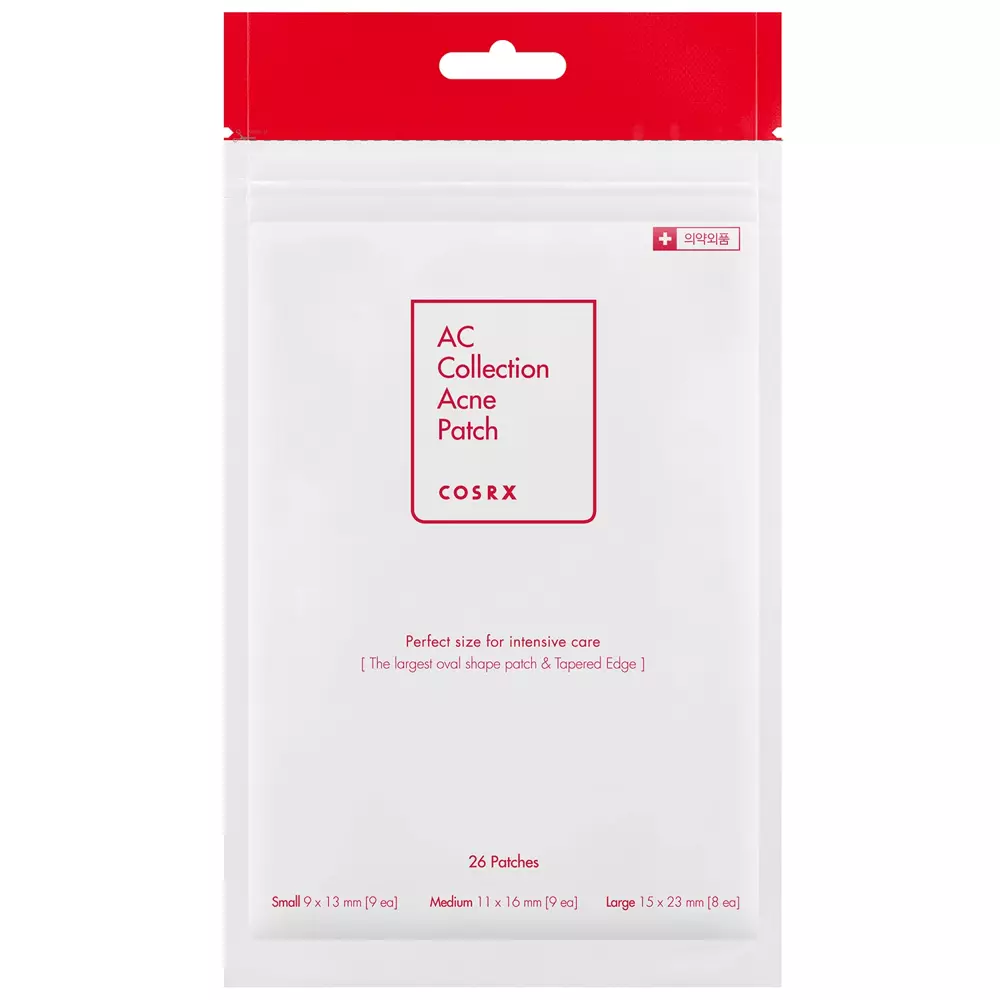 COSRX - AC Collection Acne Patch – Gydomieji Pleistrai nuo Spuogų su Azijinės Centelės Ekstraktu – 26 vnt.