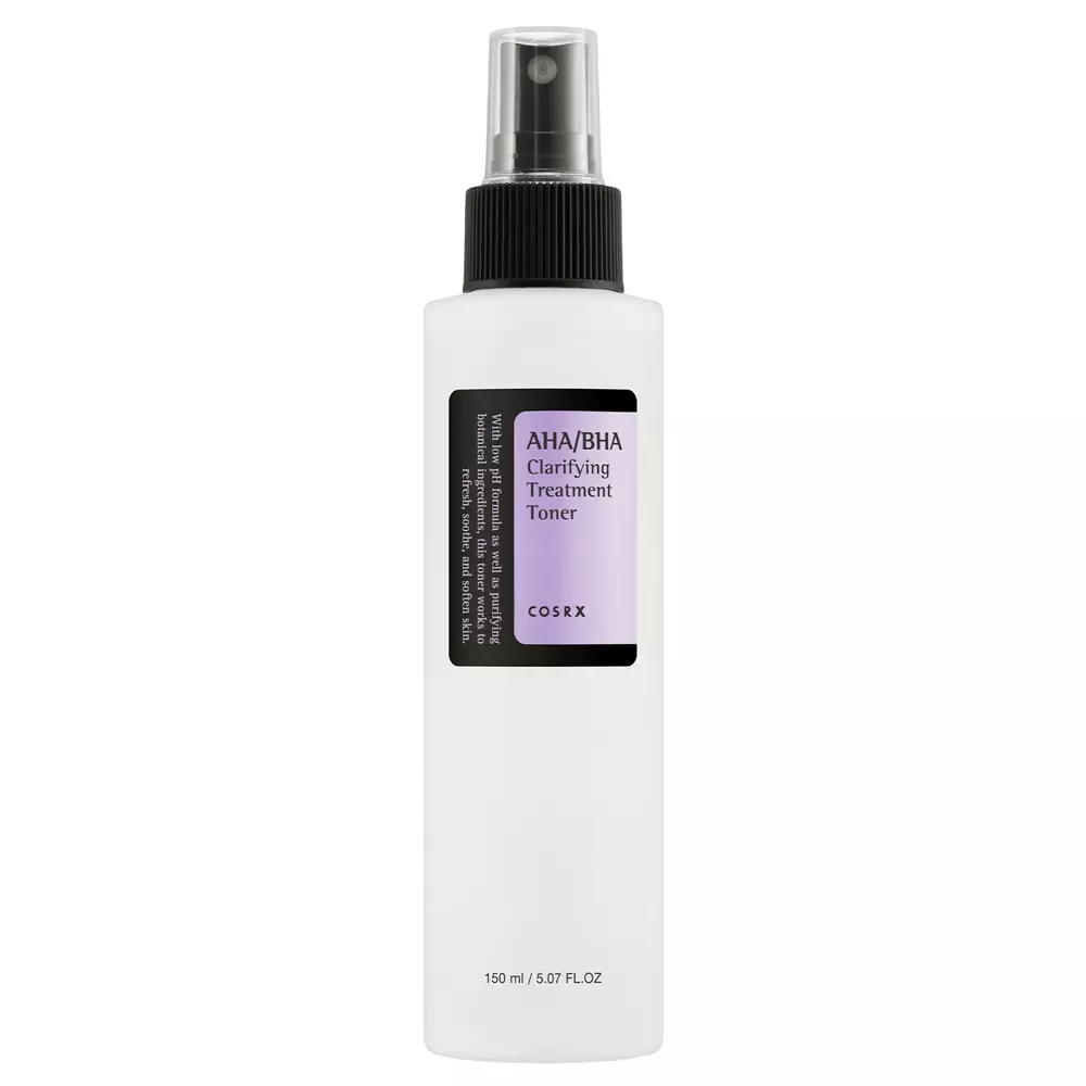 COSRX - AHA/BHA Clarifying Treatment Toner – Veido Tonikas su AHA ir BHA Rūgštimis – 150 ml