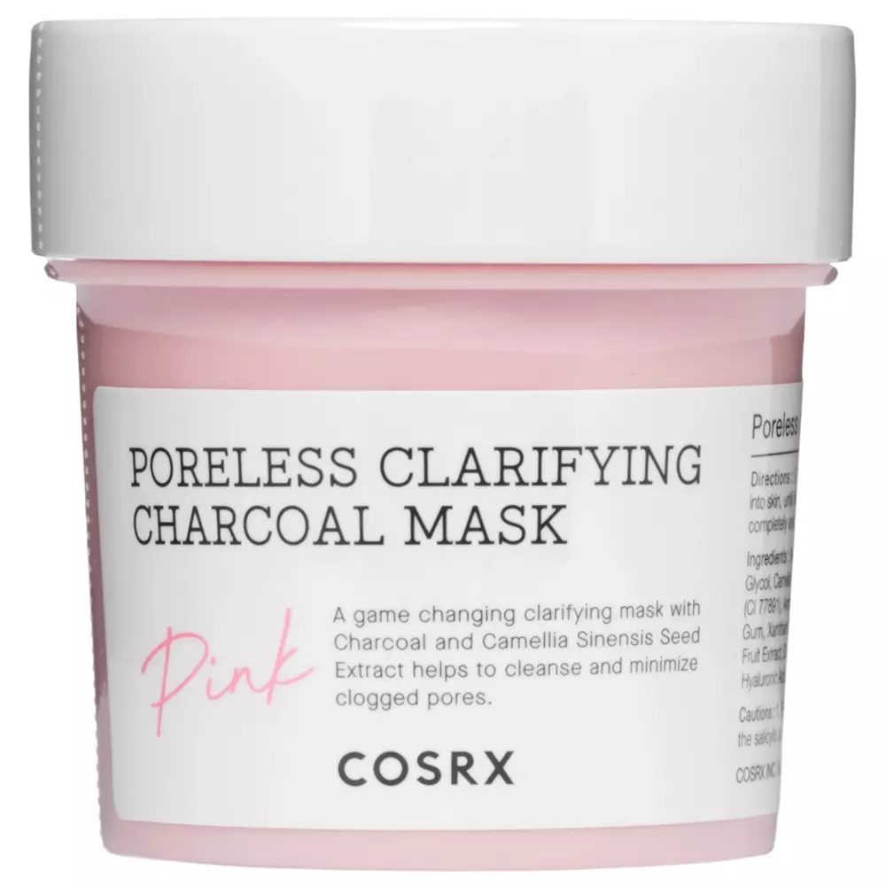 COSRX - Poreless Clarifying Charcoal Mask - Valomoji medžio anglies kaukė, sutraukianti poras - 110g