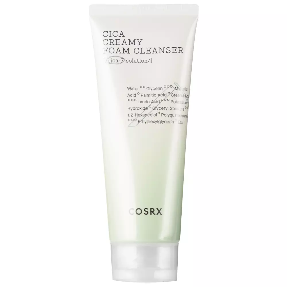 COSRX - Pure Fit Cica Creamy Foam Cleanser - Valomosios putos - 150ml
