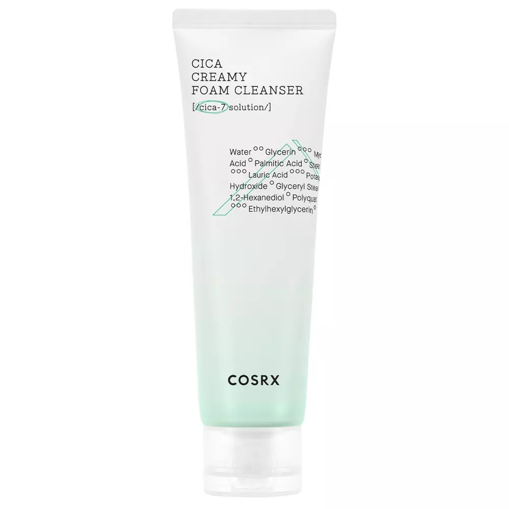COSRX - Pure Fit Cica Creamy Foam Cleanser - Valomosios putos - 75ml