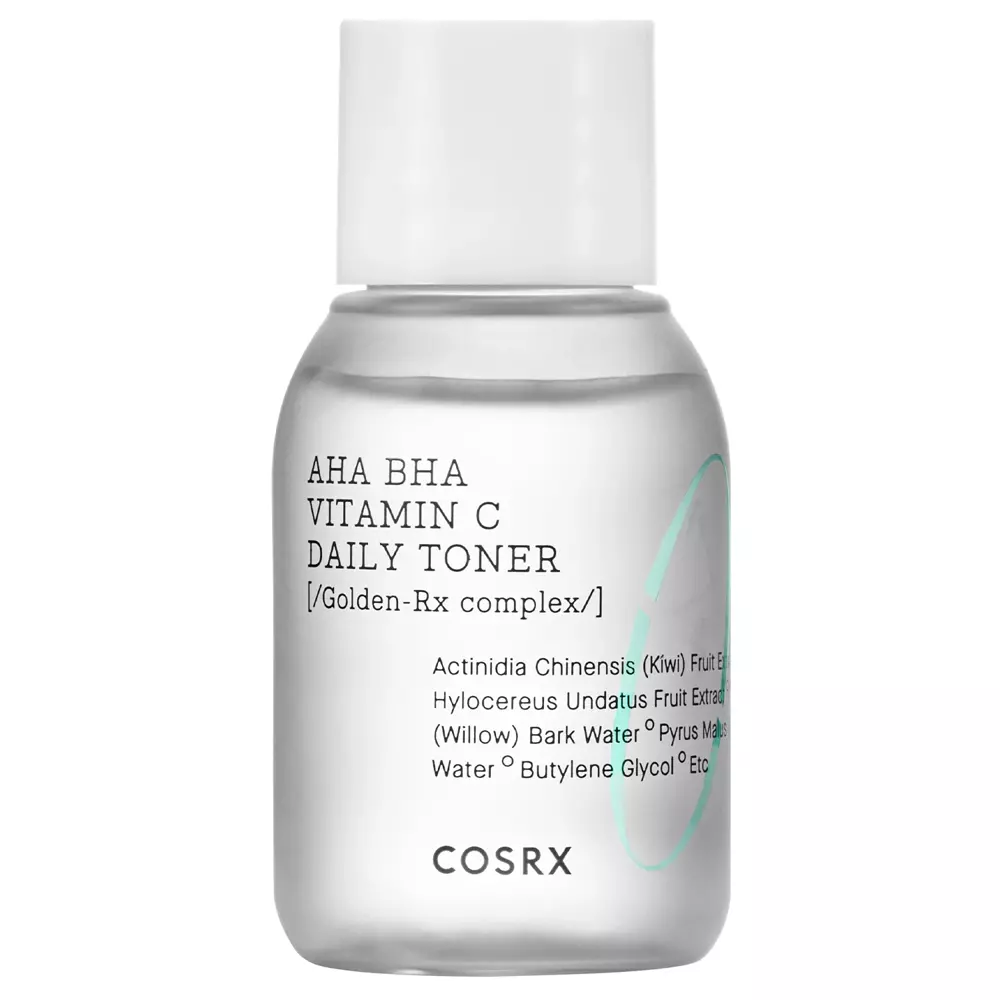 COSRX - Refresh AHA/BHA Vitamin C Daily Toner - Tonikas su AHA/BHA rūgštimis ir vitaminu C - 30ml