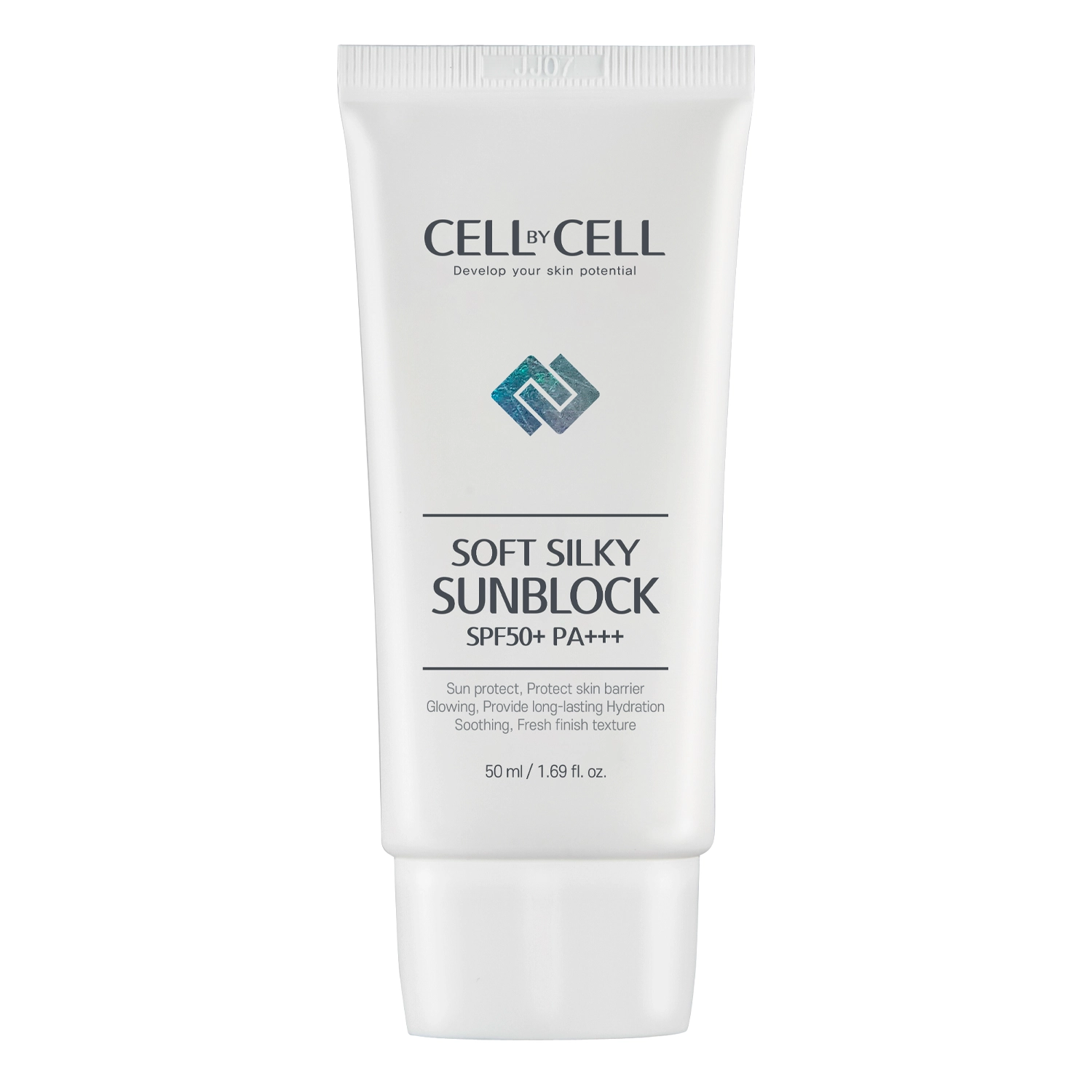 Cell by Cell - Soft Silky Sun Block SPF50+/PA+++ – Švelnus Apsauginis Kremas nuo Saulės – 50 ml