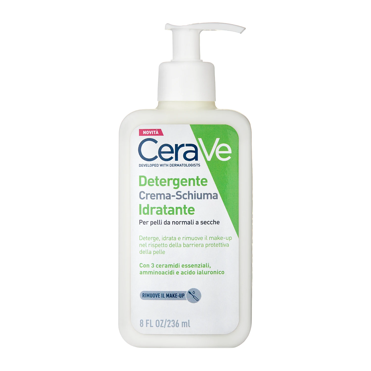 CeraVe - Drėkinamosios kreminės plovimo putos - 236ml